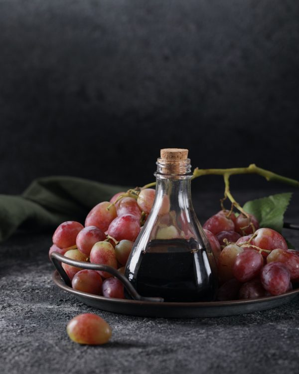 Balsamic Vinegar in a Glass Bottle