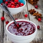 homemade cranberry sauce with anise and cinnamon